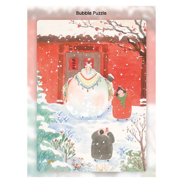 Bubble Puzzle-500pcs Jigsaw Puzzle-Welcoming Fortune