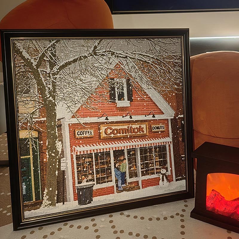 Comitok-500pcs Jigsaw Puzzle-Winter Love