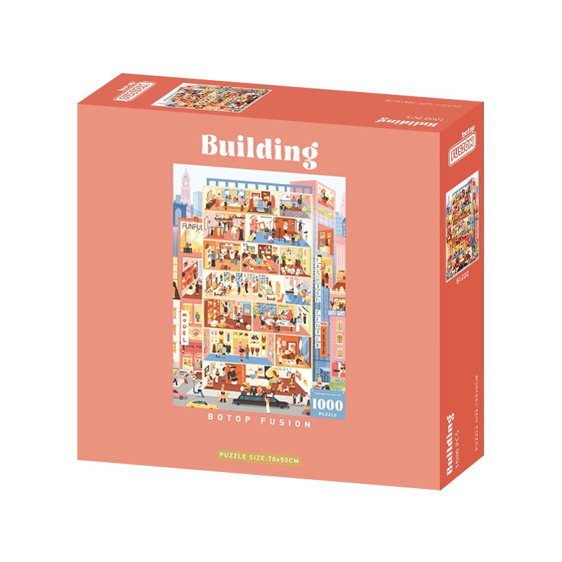 Botop Fusion-1000pcs Jigsaw Puzzle-Fashion Building