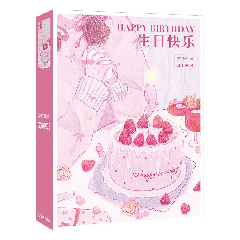Bubble Puzzle-300pcs Jigsaw Puzzle-Happy Birthday
