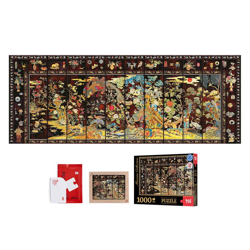 Toi Holographic Puzzle-Hundred Birds Worshipping the Phoenix-1000 Piece