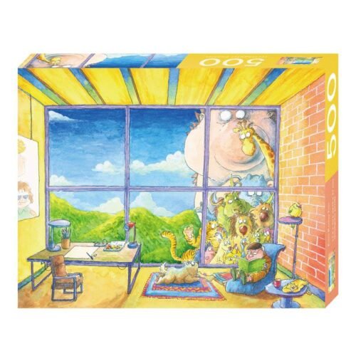 Kors-500pcs Jigsaw Puzzle-Reading in the Woods