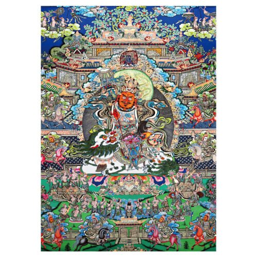 Kors-1000pcs Jigsaw Puzzle-Thangka of Vaishravana, the God of Wealth