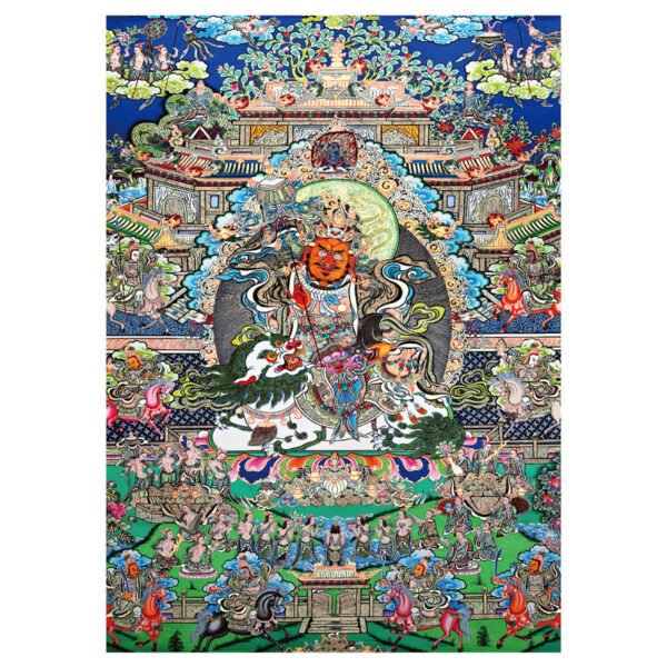 Kors-1000pcs Jigsaw Puzzle-Thangka of Vaishravana, the God of Wealth
