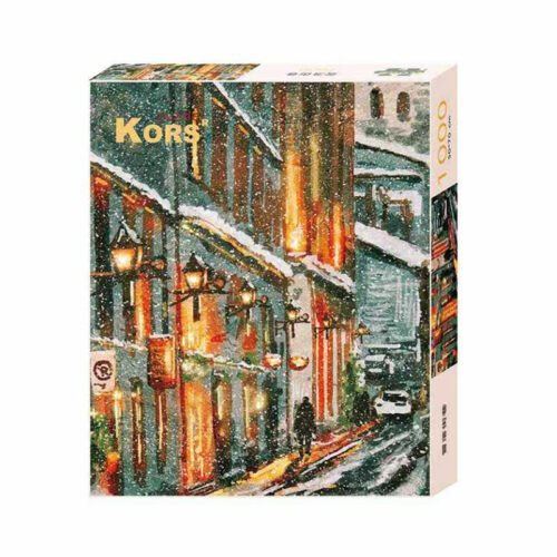 Kors-1000pcs Jigsaw Puzzle-Snowy Street