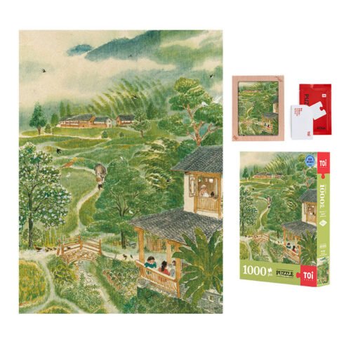 Toi-1000pcs Jigsaw Puzzle-Fresh Rain on Spring Mountains