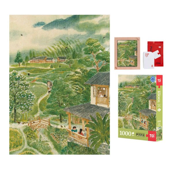 Toi-1000pcs Jigsaw Puzzle-Fresh Rain on Spring Mountains