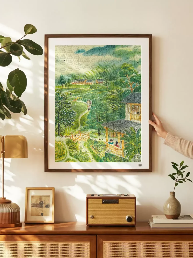 Toi-1000pcs Jigsaw Puzzle-Fresh Rain on Spring Mountains