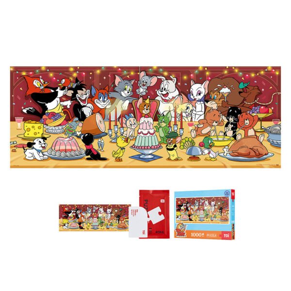 Toi-Tom and Jerry-Happy Dinner Party-1000pcs Jigsaw Puzzle
