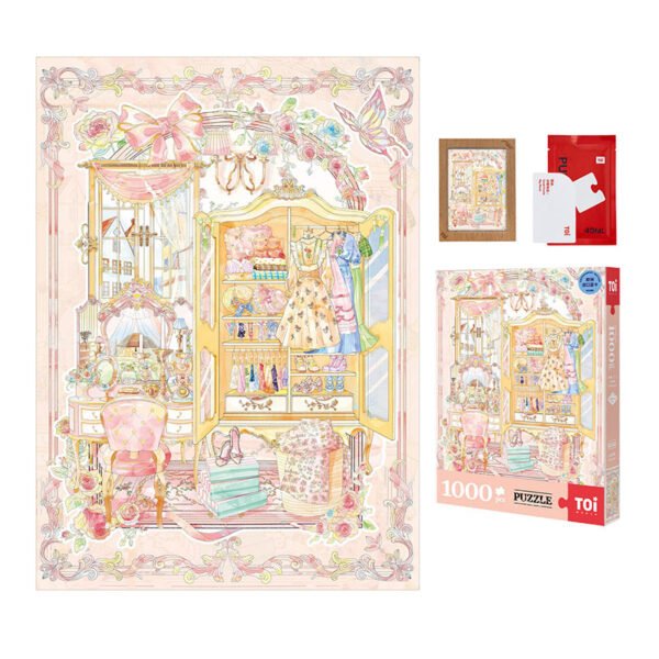 Toi-1000pcs Jigsaw Puzzle-Lily's Wardrobe