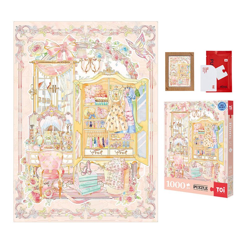 Toi-1000pcs Jigsaw Puzzle-Lily's Wardrobe