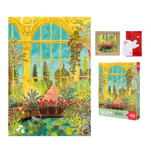 Toi-500pcs Jigsaw Puzzle-Gold-Adorned Castle