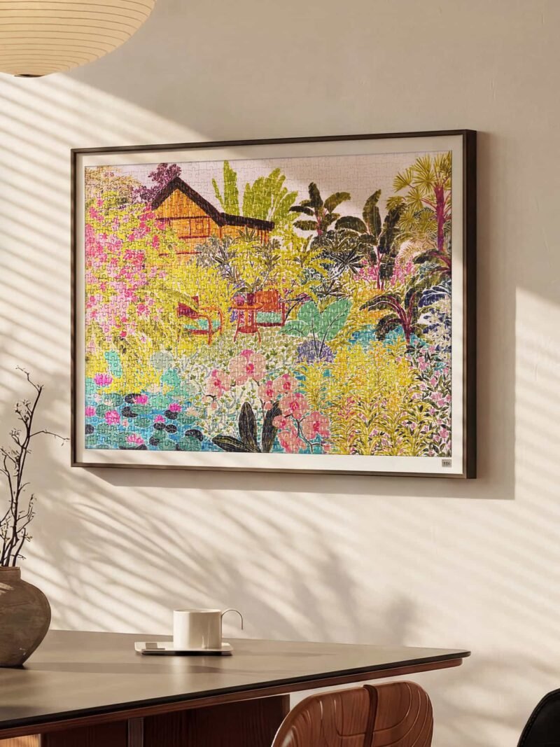 Toi-1000pcs Jigsaw Puzzle-Cabin Among Flowers