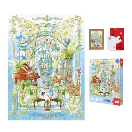 Toi-1000pcs Jigsaw Puzzle-Lily's Warm House