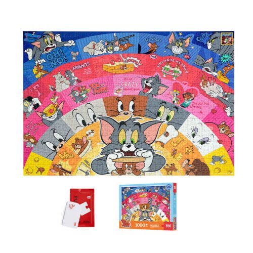 Toi-1000pcs Jigsaw Puzzle-Tom and Jerry Trail