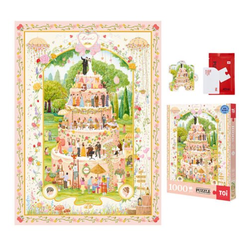 Toi-1000pcs Jigsaw Puzzle-Wedding Cake