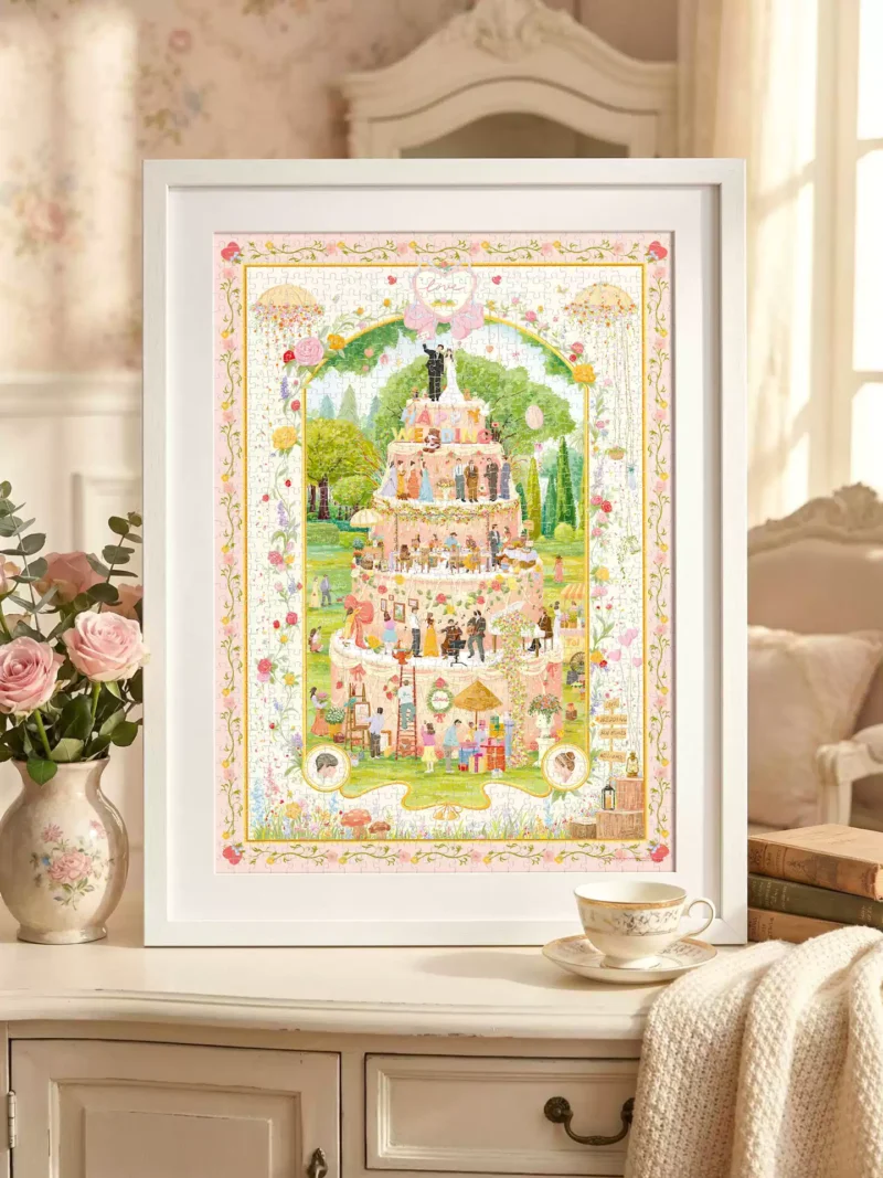 Toi-1000pcs Jigsaw Puzzle-Wedding Cake