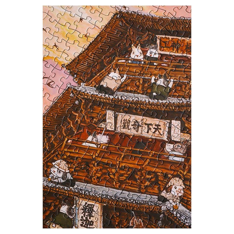 Ber-1000pcs Puzzle-Yingxian Wooden Pagoda