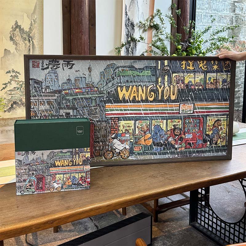 Puffinkids-1500 Piece Puzzle-Raining