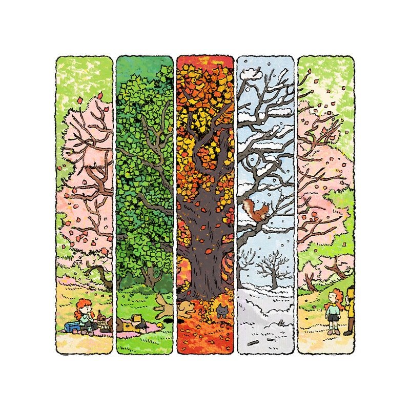 3djp-All year is a good time (2) 3djp/Pintoo Plastic Jigsaw Puzzles 900pcs-All year is a good time