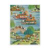 3djp-Dragon Boat Festival (2) 3djp/Pintoo-1200pcs Plastic Jigsaw Puzzles-Dragon Boat Festival