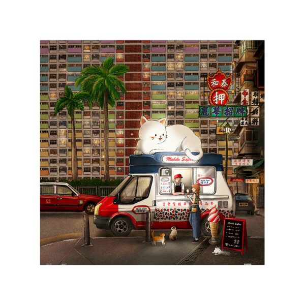 3djp/Pintoo Plastic Jigsaw Puzzles 900pcs-Sweet Summer