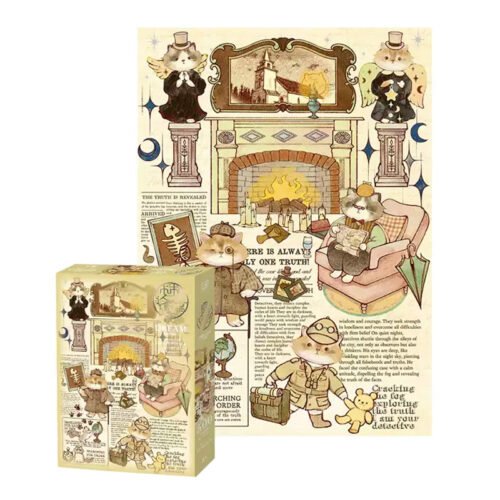 Aipuzzle-Cat Detective Gubu&Aipuzzle-500pcs Jigsaw Puzzle-Cat Detective