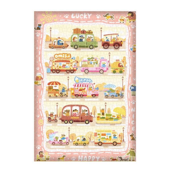 Gubu&Aipuzzle-1000pcs Jigsaw Puzzle-Holiday Tour