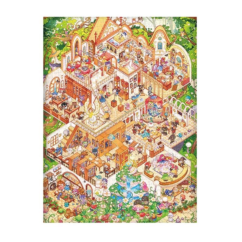 Aipuzzle-Magic Academy Gubu&Aipuzzle-1000pcs Jigsaw Puzzle-Magic Academy