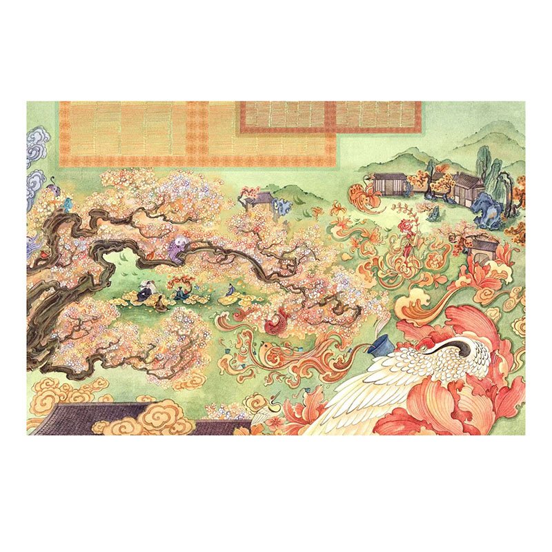 Dreamer Puzzle-1000pcs Jigsaw Puzzle-Ancient Chinese Yard