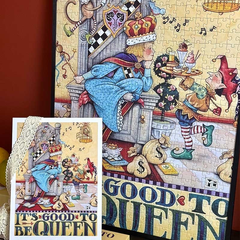Ber-500pcs Jigsaw Puzzle-It Is Good To Be Queen