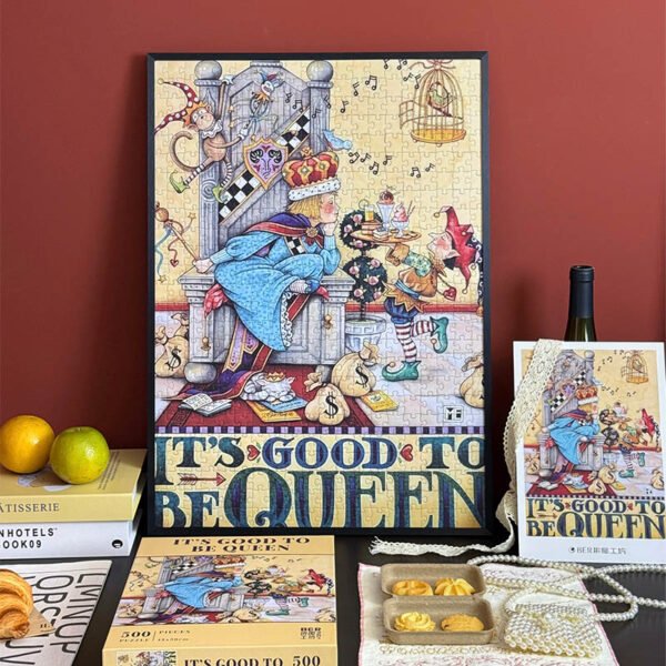 Ber-500pcs Jigsaw Puzzle-It Is Good To Be Queen
