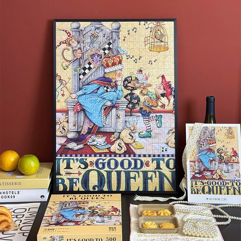 Ber-500pcs Jigsaw Puzzle-It Is Good To Be Queen