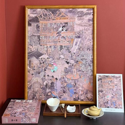 Ber Puzzle-Lion Tower (3) Ber-1000pcs Puzzle-Water Margin Lion Tower