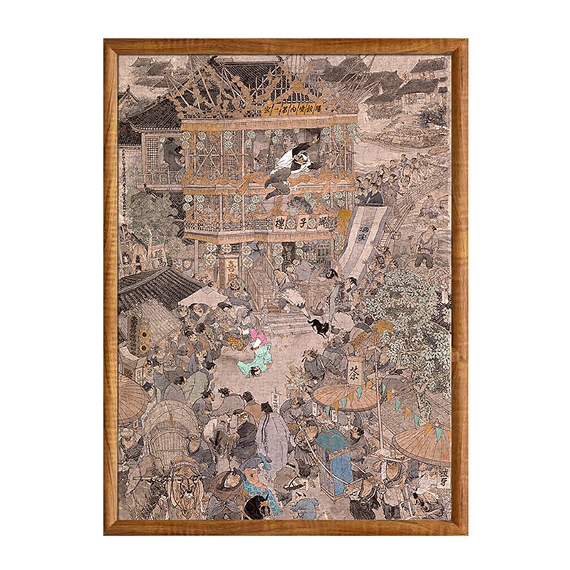 Ber-1000pcs Puzzle-Water Margin Lion Tower