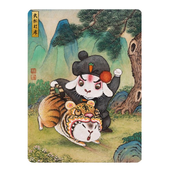 Ber-Four Great Classical Novels 300pcs Jigsaw Puzzle-Wu Song Fights the Tiger