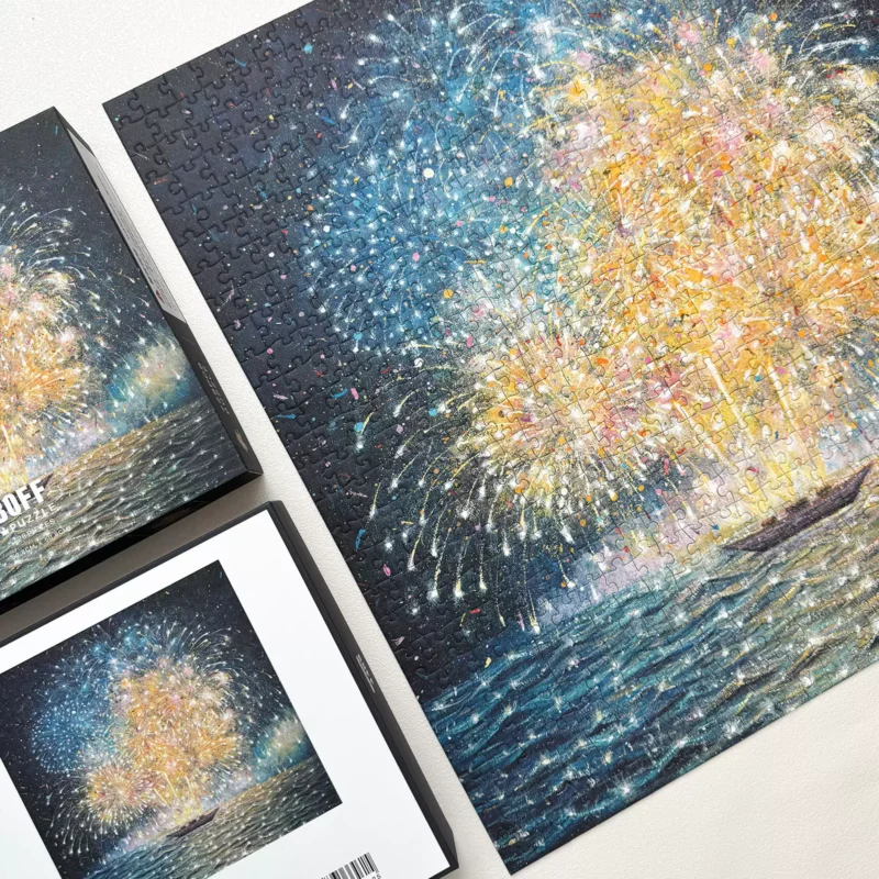 Boff Puzzle-728pcs-Fireworks on the Sea