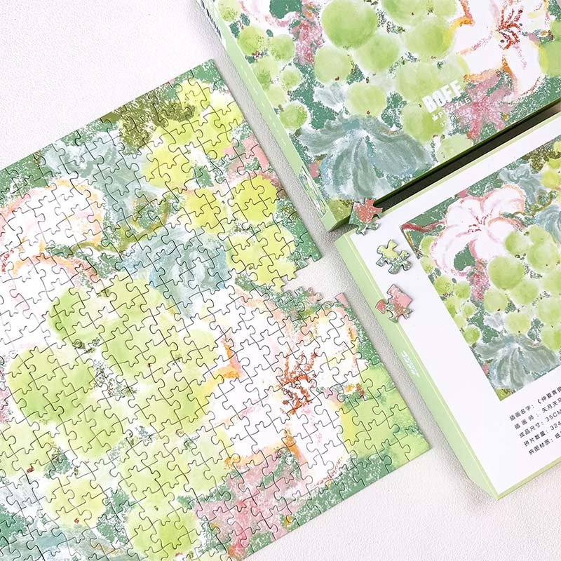 Boff-324pcs Jigsaw Puzzle-Green Grapes and Lilies