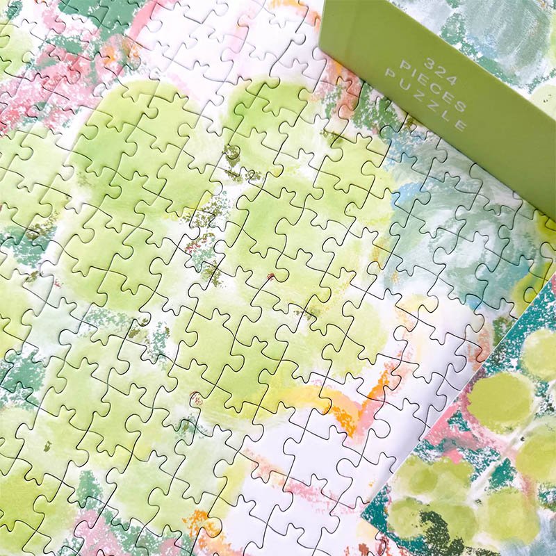 Boff-324pcs Jigsaw Puzzle-Green Grapes and Lilies