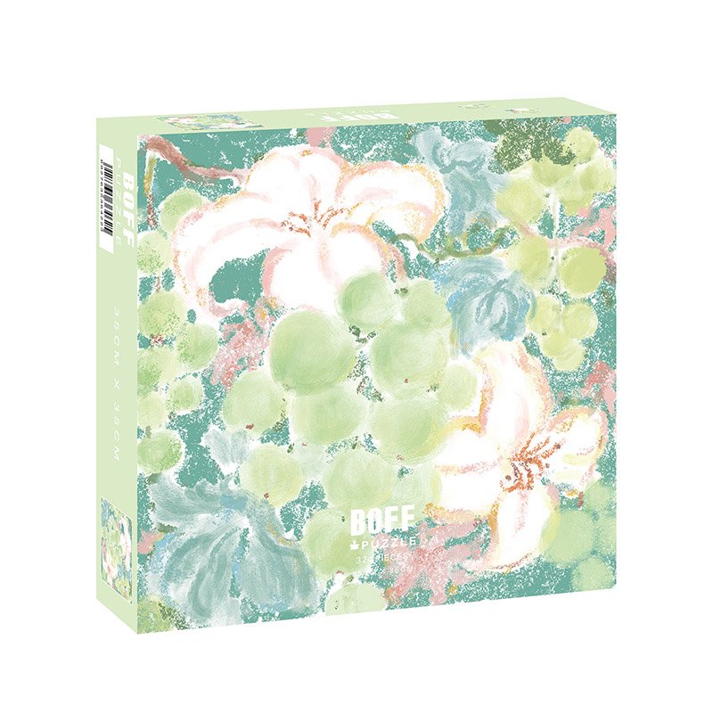 Boff-324pcs Jigsaw Puzzle-Green Grapes and Lilies