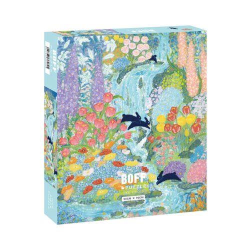Boff-1000pcs Jigsaw Puzzle-A Rabbit Leaps Across the Deep Spring Ravine