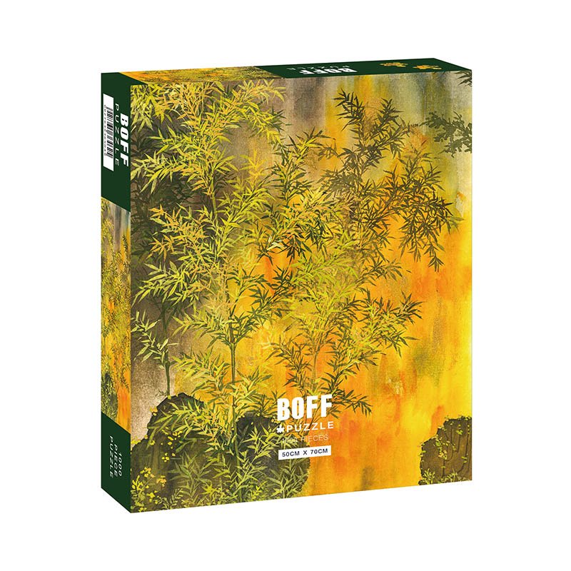 Boff-1000pcs Jigsaw Puzzle-Shadows Resting on Golden Bamboo(Extremely Hard)
