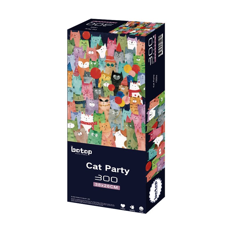 Botop-300pcs Jigsaw Puzzle-Cat Party