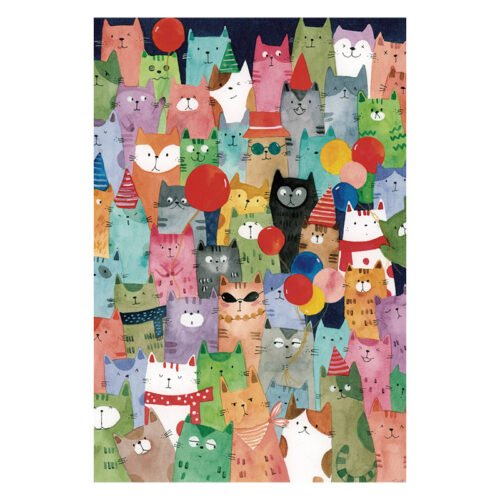 Botop-300pcs Jigsaw Puzzle-Cat Party