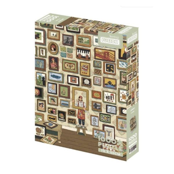 Discontinued-1000pcs Jigsaw Puzzle-Botop Fusion-The Artist's Artwork