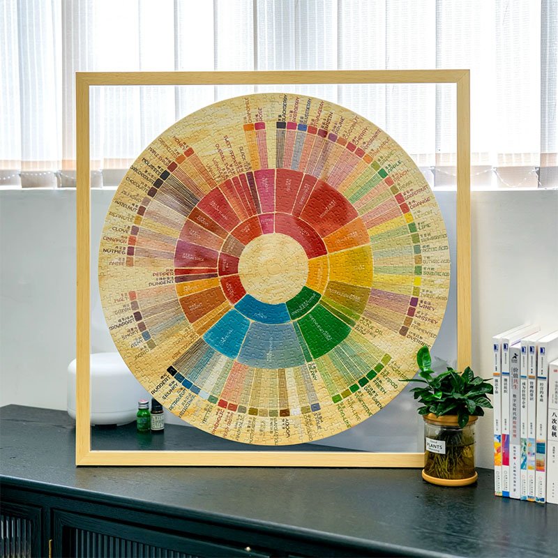 [Reissue] Botop-1000pcs Jigsaw Puzzle-Coffee Flavor Wheel