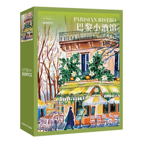 Bubble Puzzle-500pcs Jigsaw Puzzle-Parisian Bistro