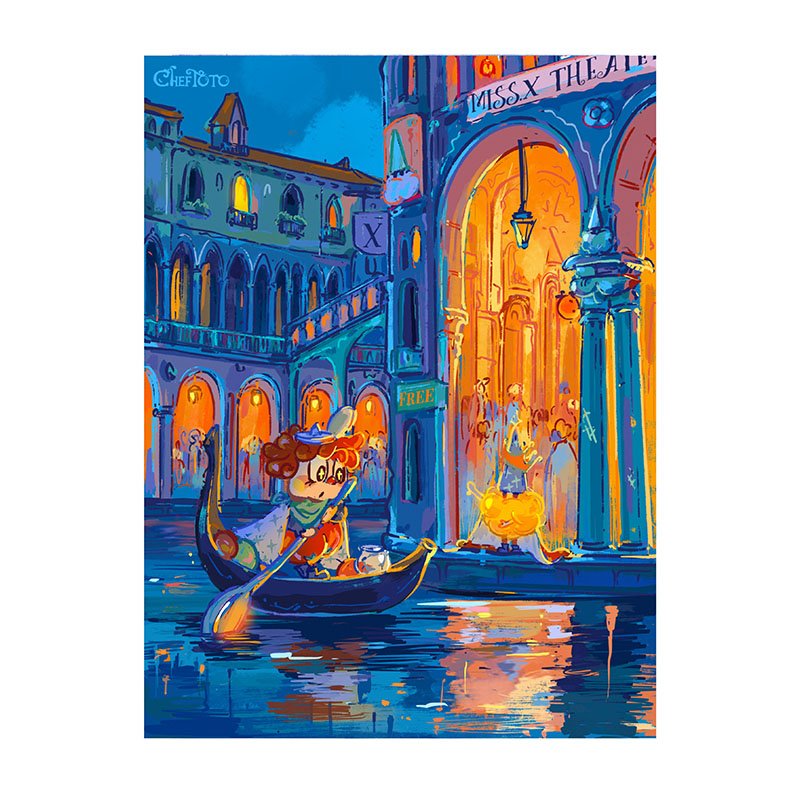 Dreamer Puzzle-500pcs Jigsaw Puzzle-Chef Toto Glimmering Overture