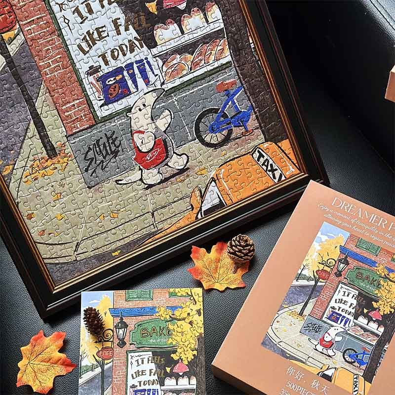 Dreamer Puzzle-500pcs Jigsaw Puzzle-Hello Autumn