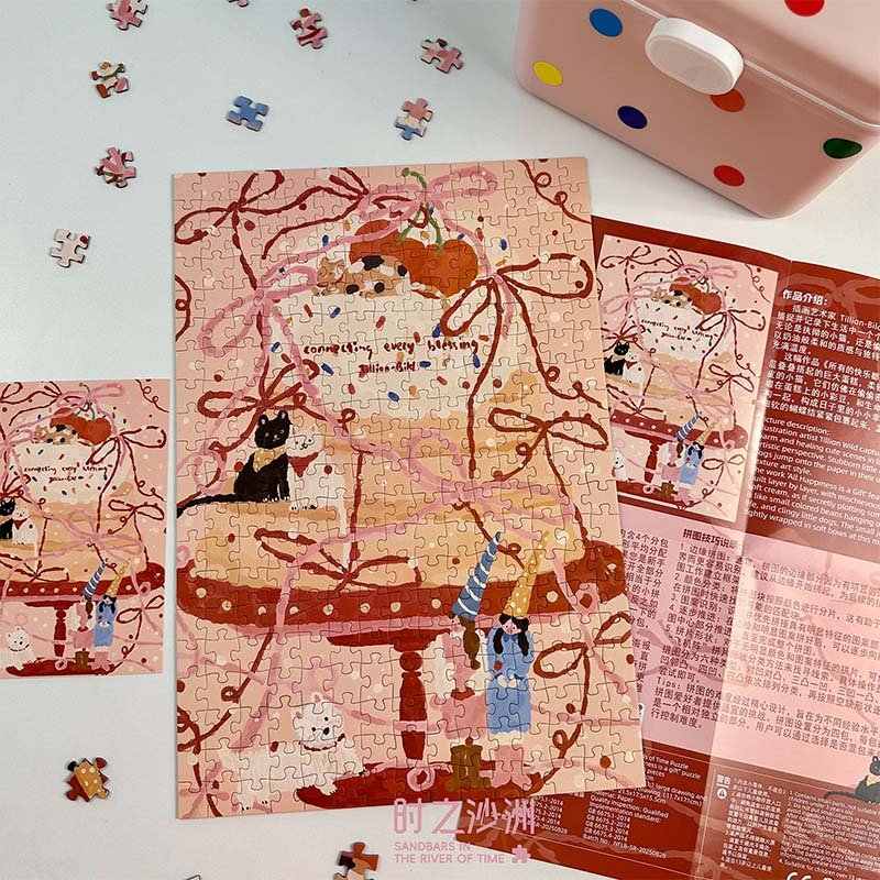 Hourglass Puzzle-All joy is a gift-300pcs Jigsaw Puzzle